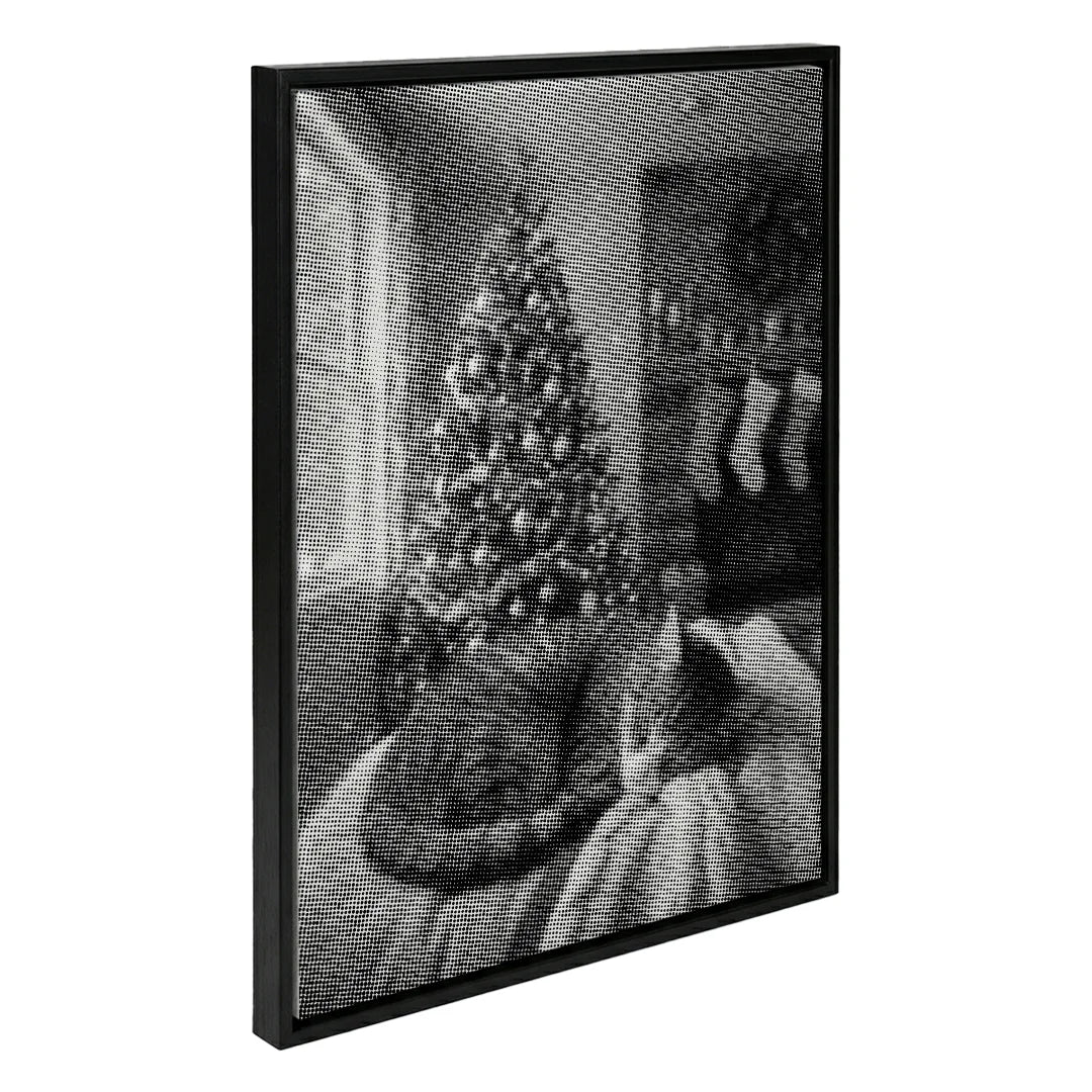 Cat by the Christmas Tree Dot Painting