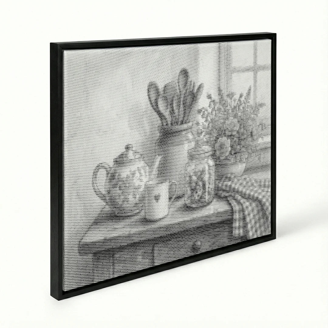 Kitchen Still Life Dot Painting