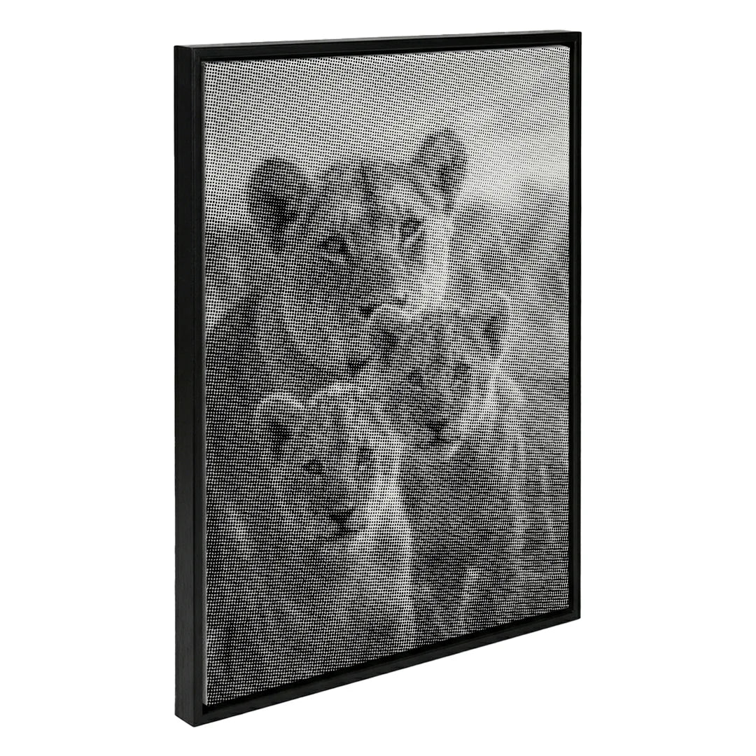 Lion Family Dot Painting