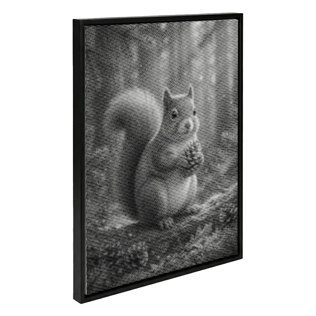 Squirrel with Pine Cones Dot Painting