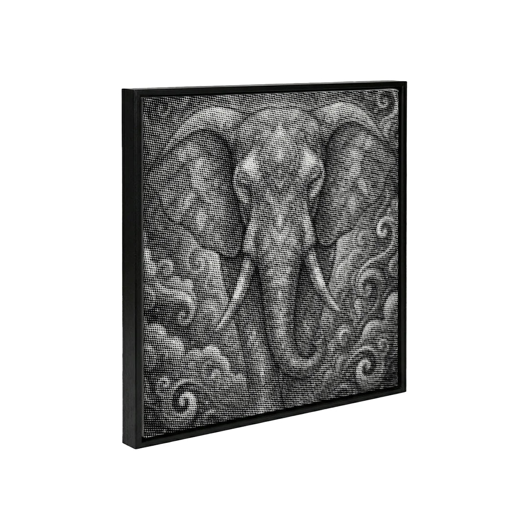 Elephant on a Cloud Dot Painting