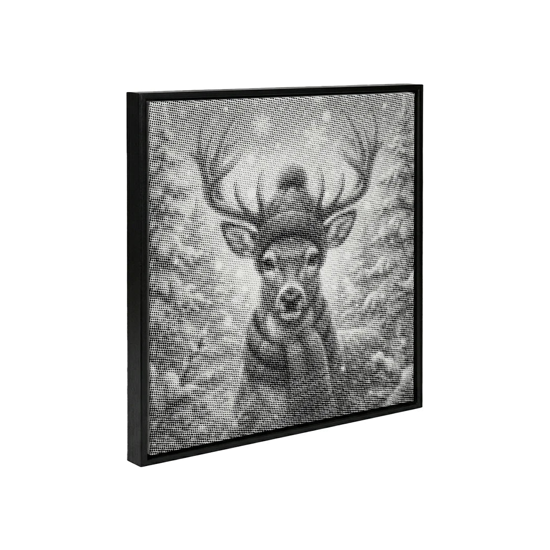 Reindeer with a Hat Dot Painting