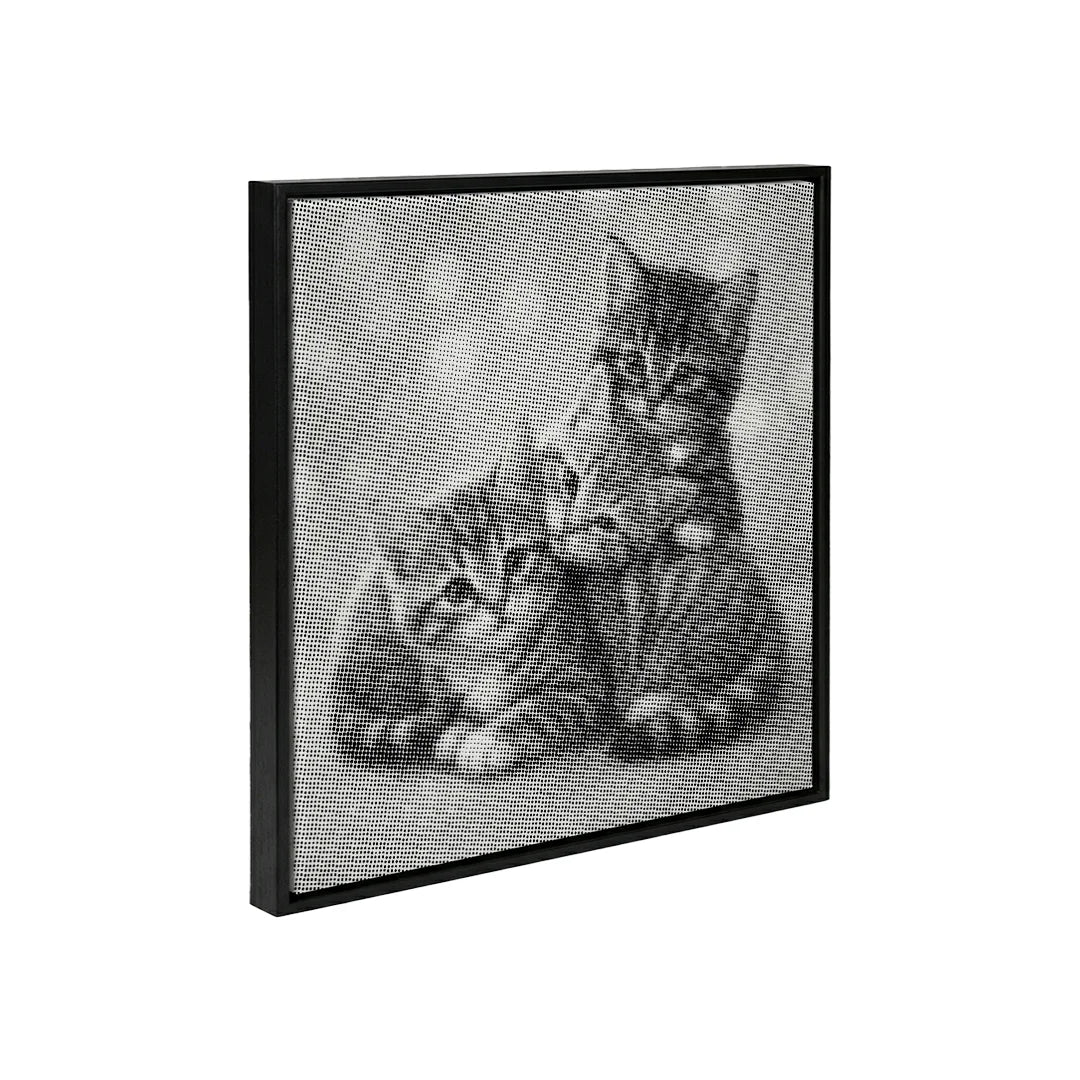3 Cute Kittens Dot Painting