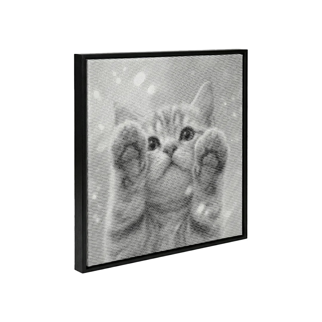 Cute Cat Dot Painting