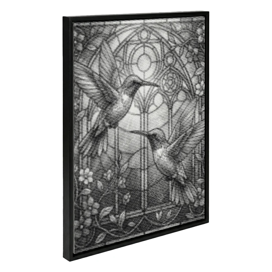 Hummingbird Stained Glass Dot Painting