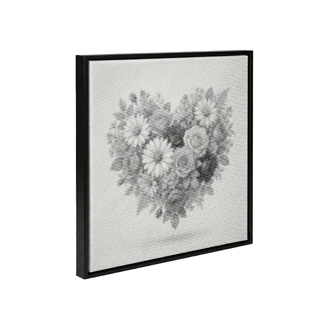 Flower Heart Dot Painting