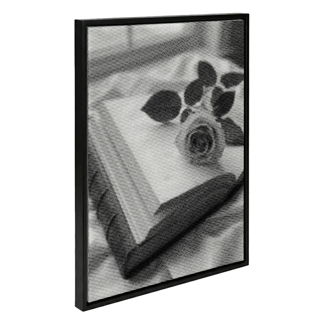 Rose with Book Dot Painting