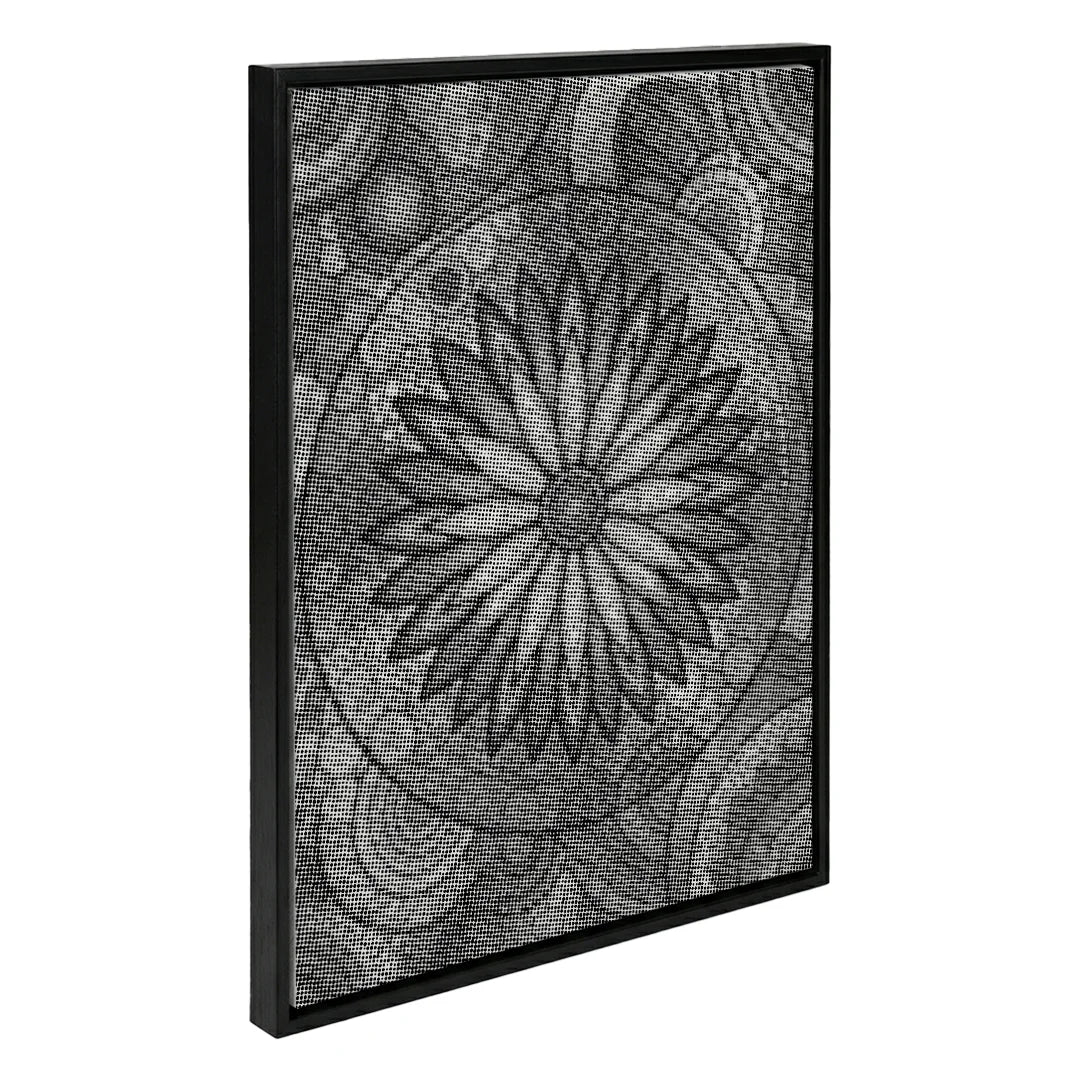 Flower with Dots Dot Painting