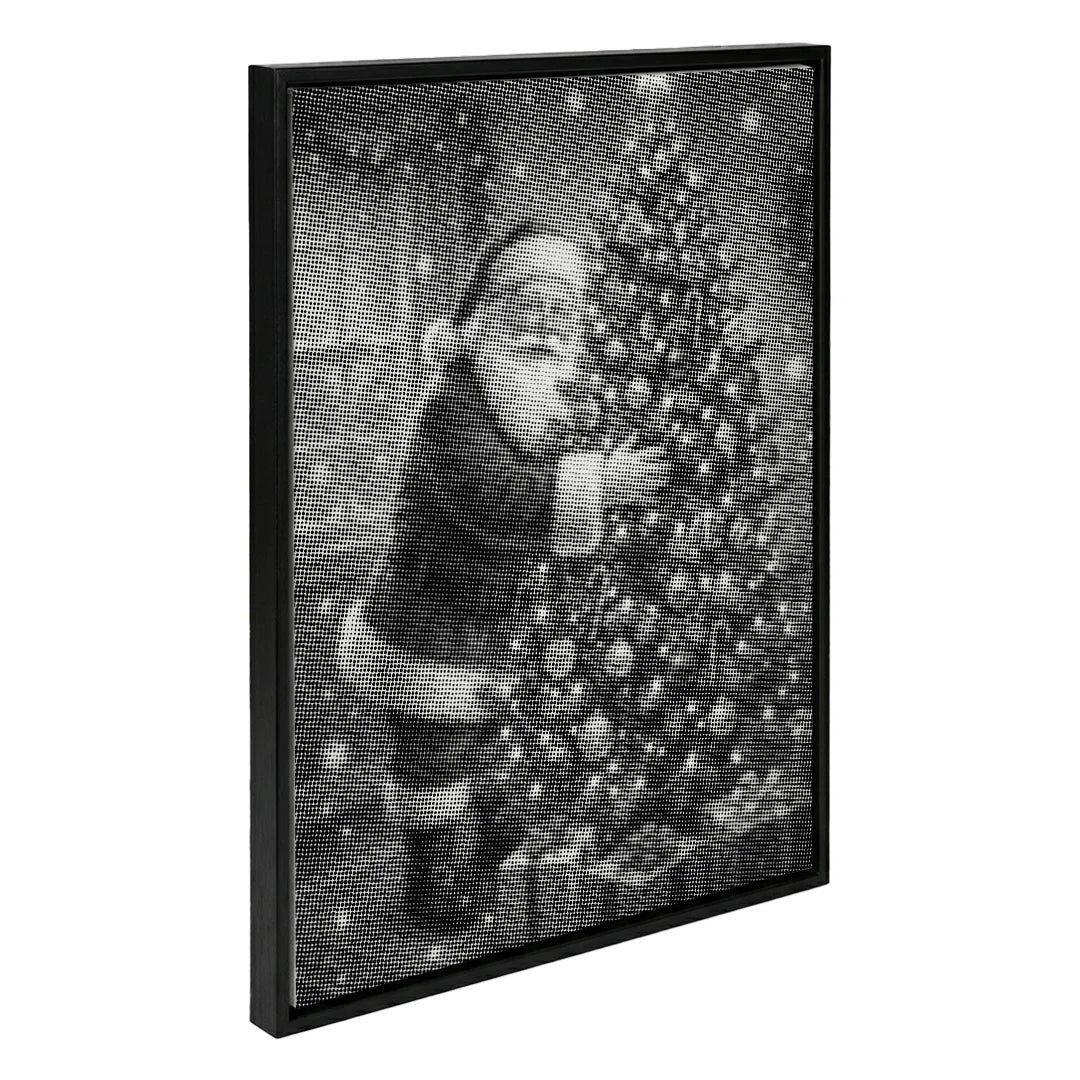 Santa Claus Decorates the Christmas Tree Dot Painting