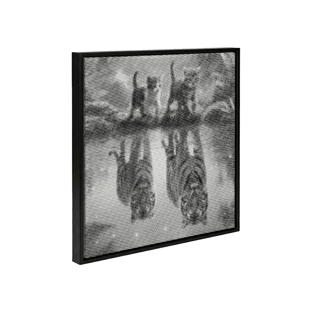 2 Kittens Reflection Dot Painting