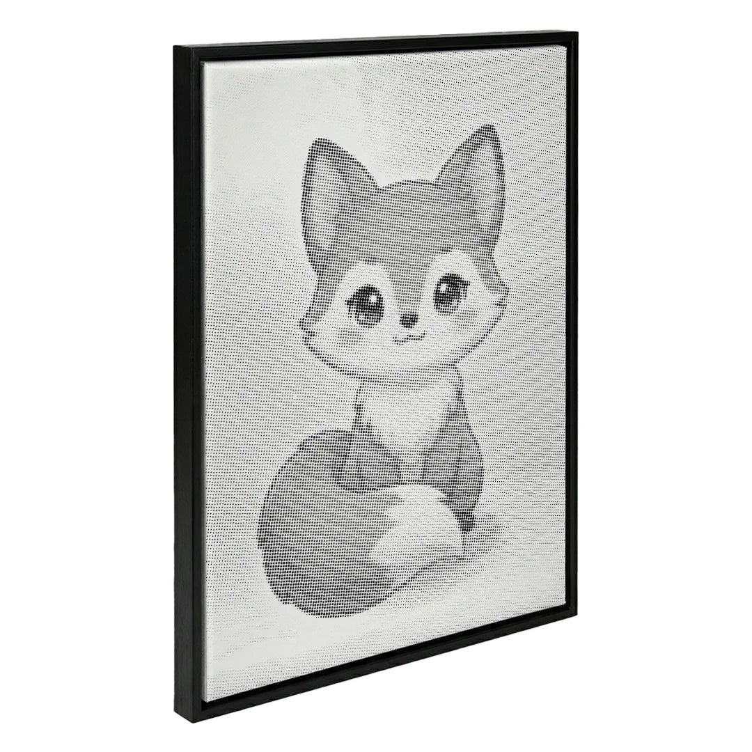 Cute Fox Dot Painting