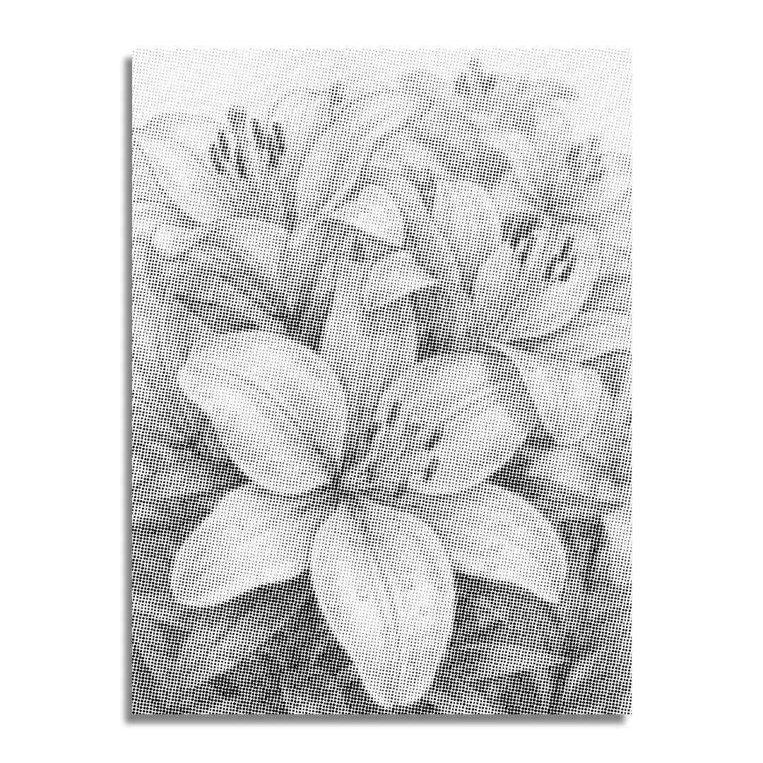 Sparkling Flower Dot Painting