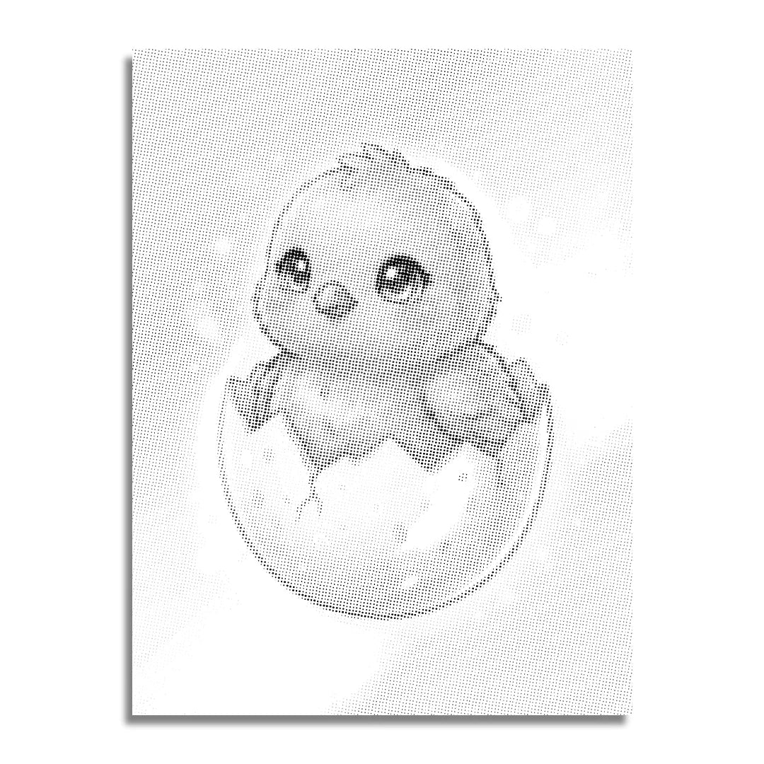 Duckling Dot Painting