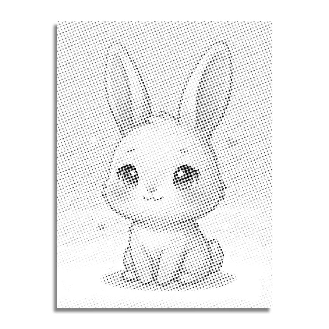 Rabbit Dot Painting