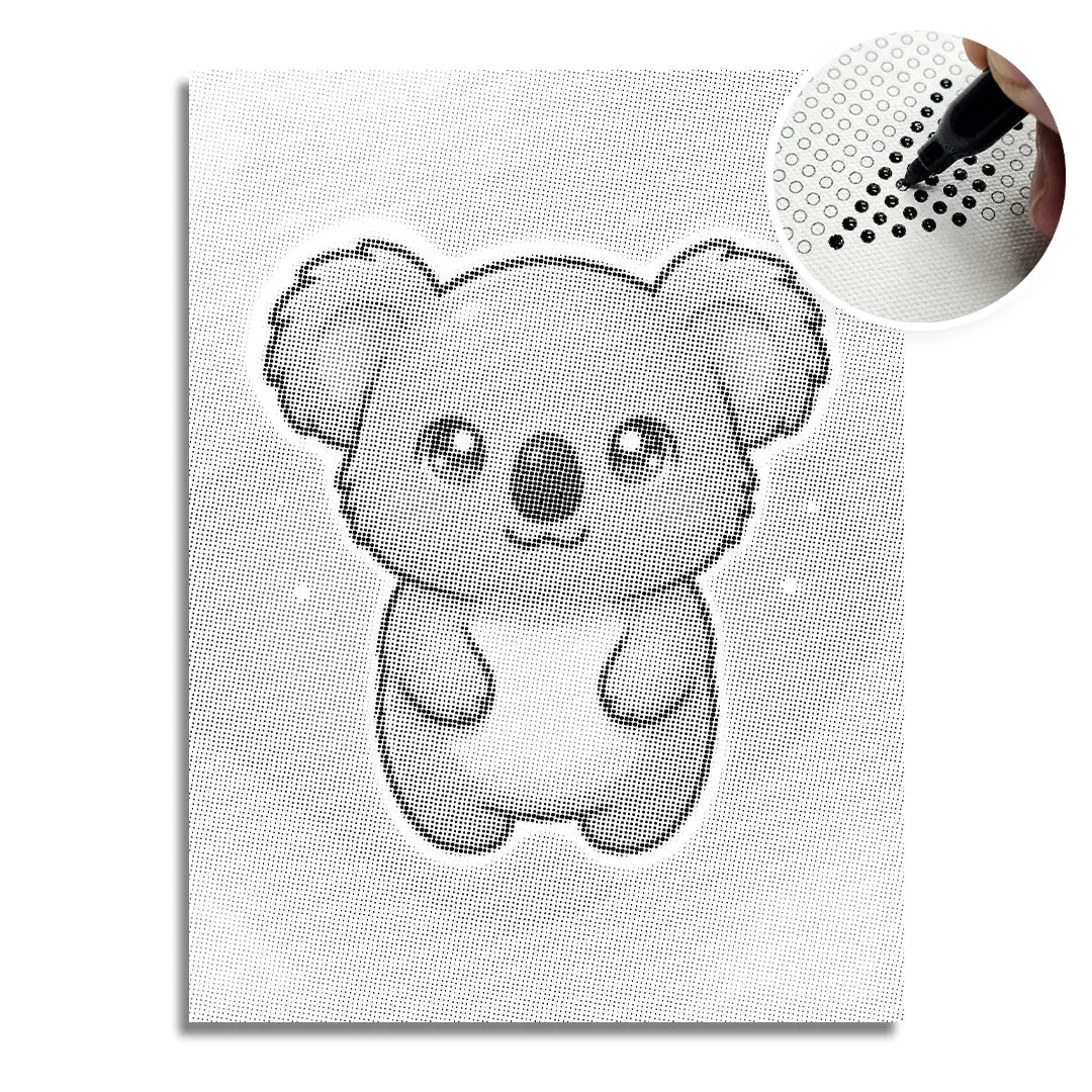 Koala Dot Painting