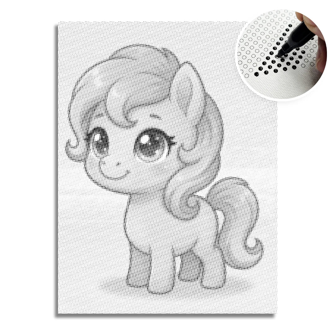 Little Pony Dot Painting