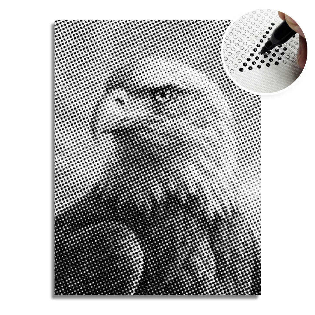 Eagle Dot Painting