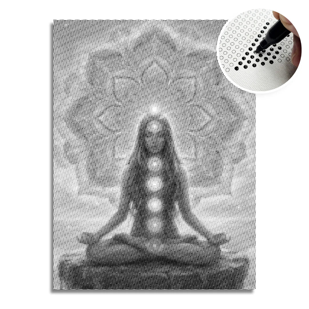 Yoga Mandala Dot Painting