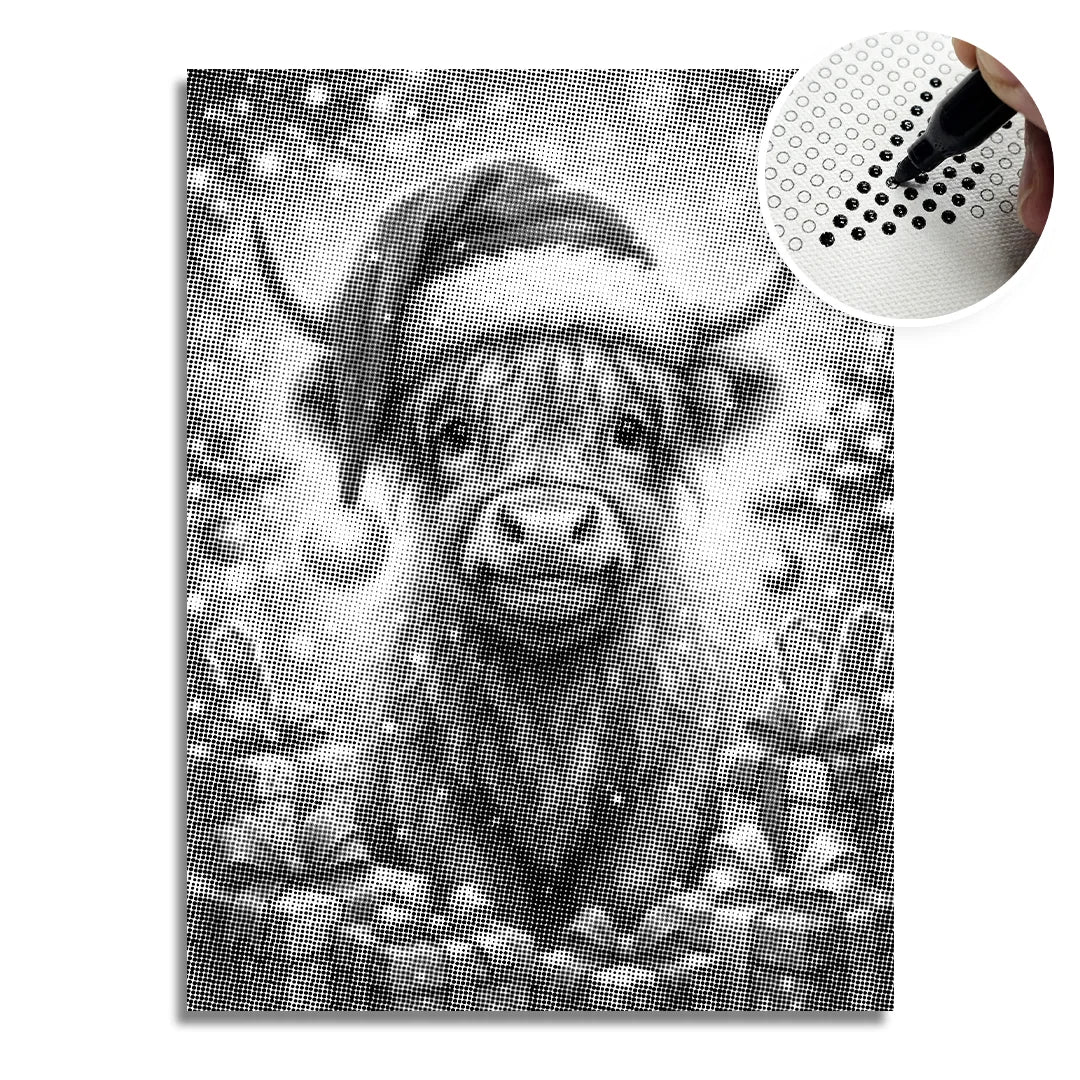 Scottish Highlands with Gifts Dot Painting