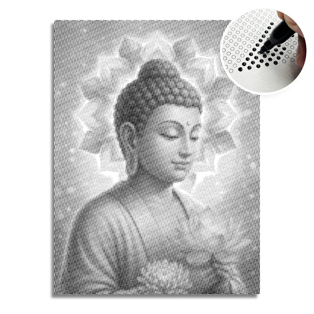 Buddah Dot Painting