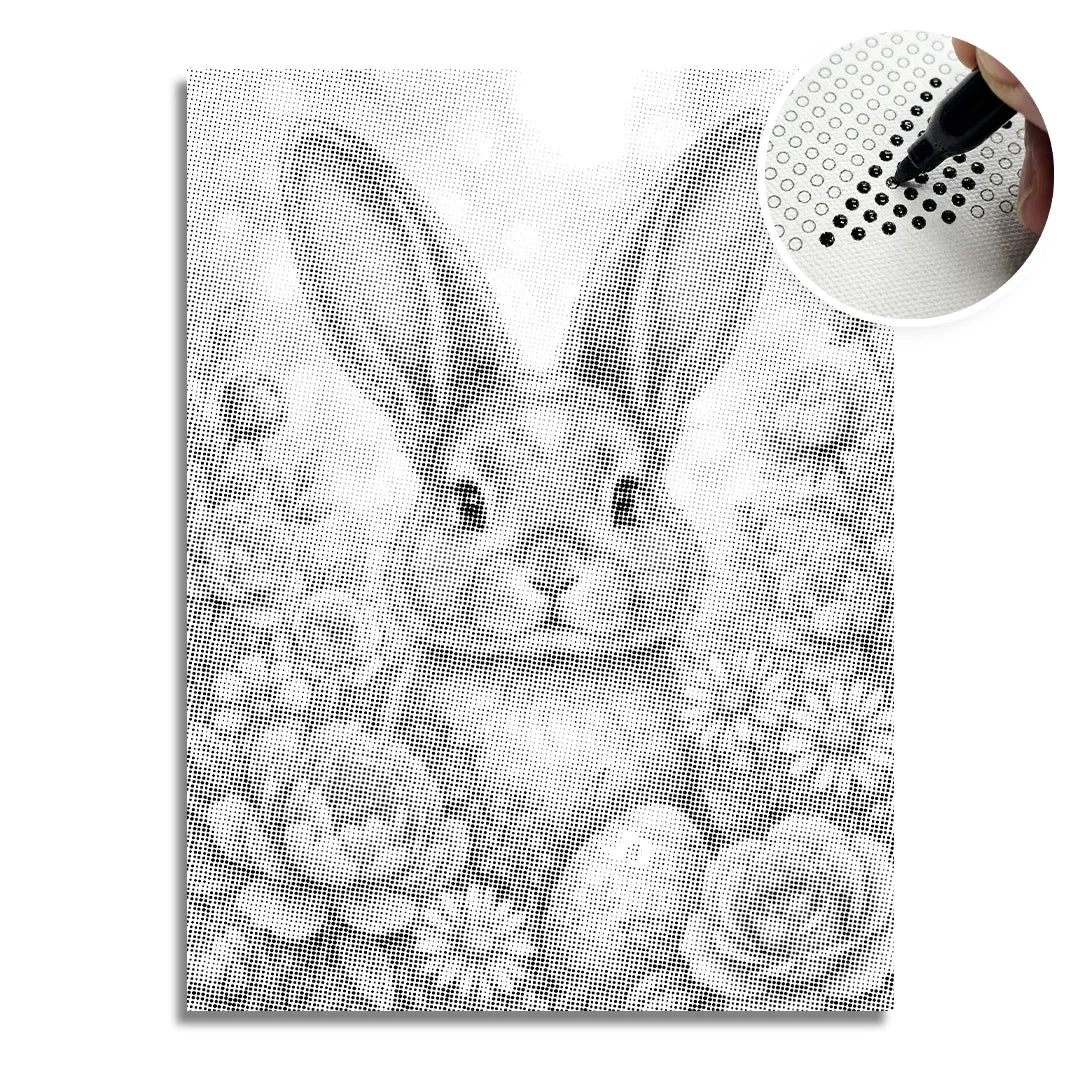 Bunny Dot Painting
