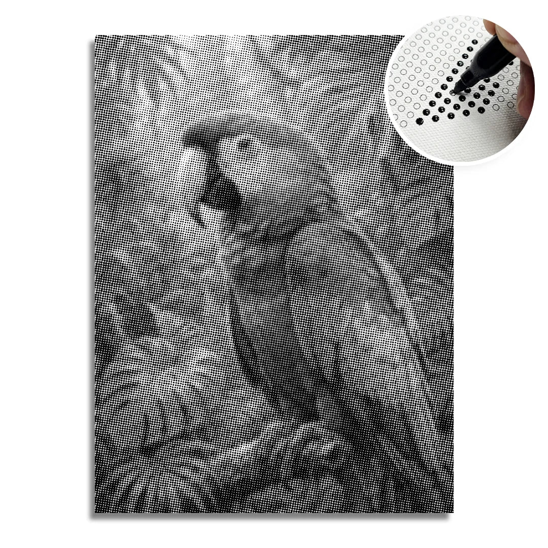 Parrot Dot Painting