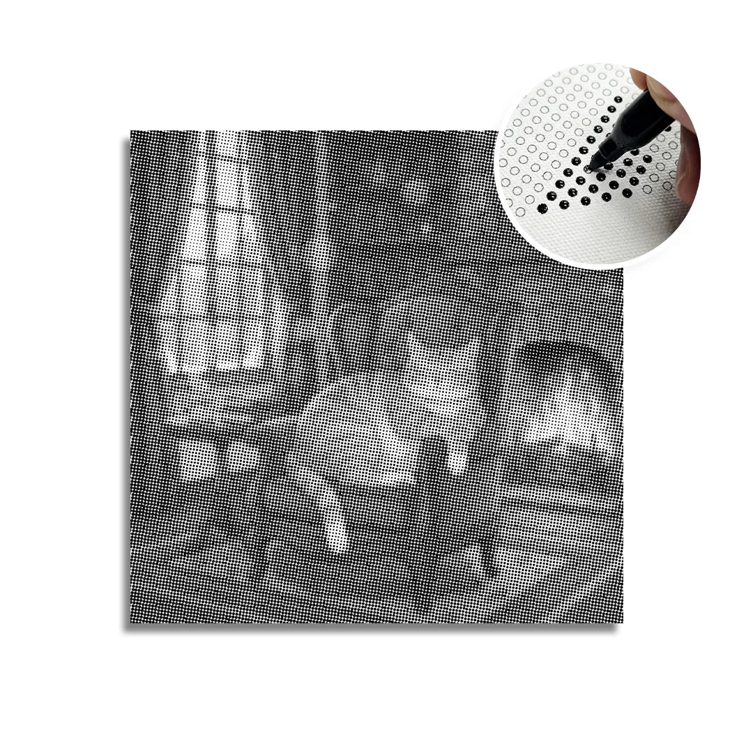 Eucalyptus Branch Dot Painting