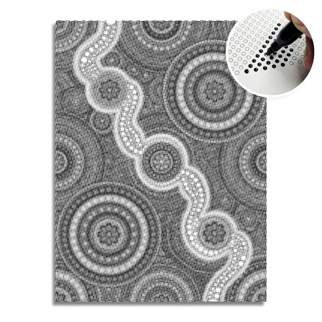 Flower Mosaic Dot Painting