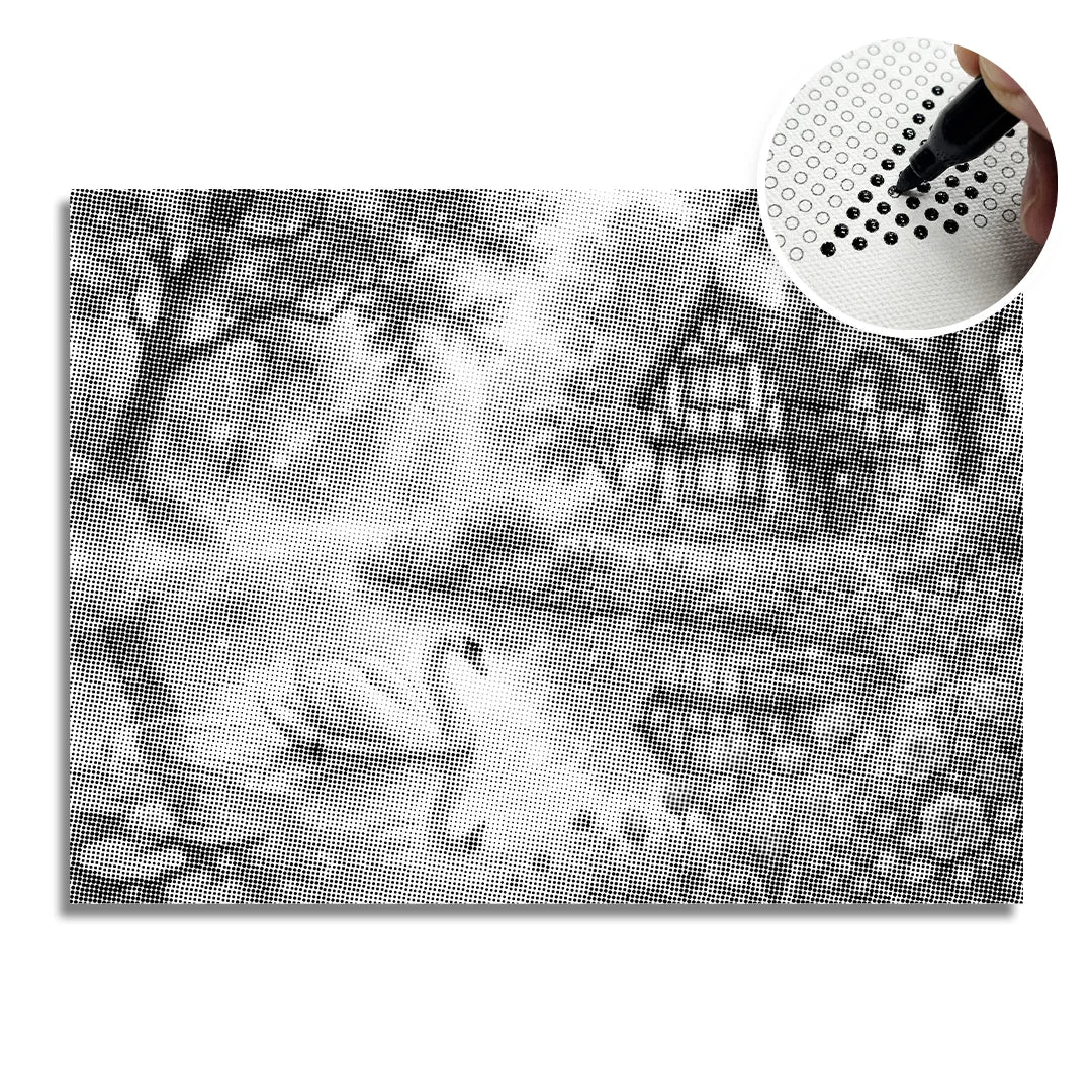 Swan Lake Dot Painting