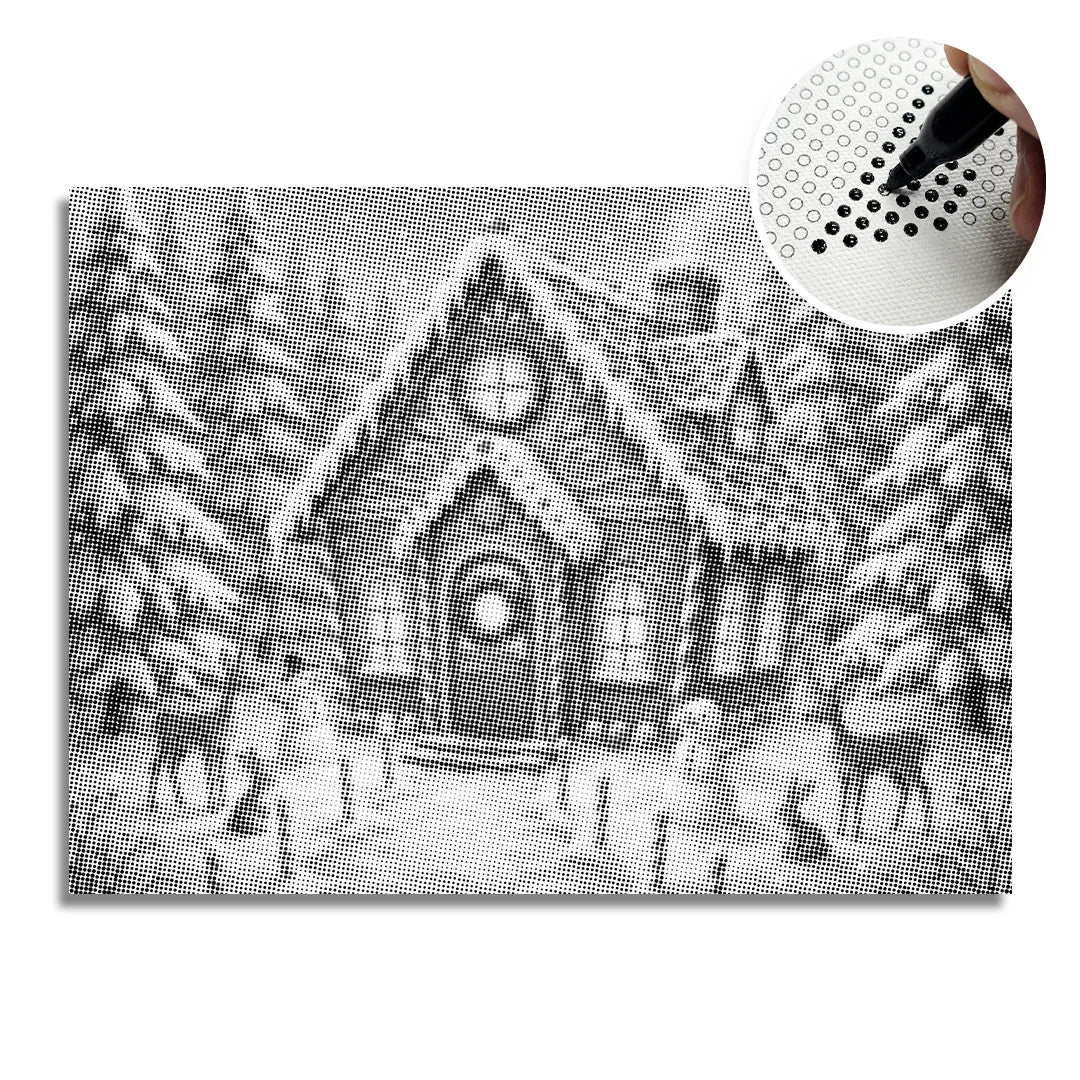 Candy House Dot Painting