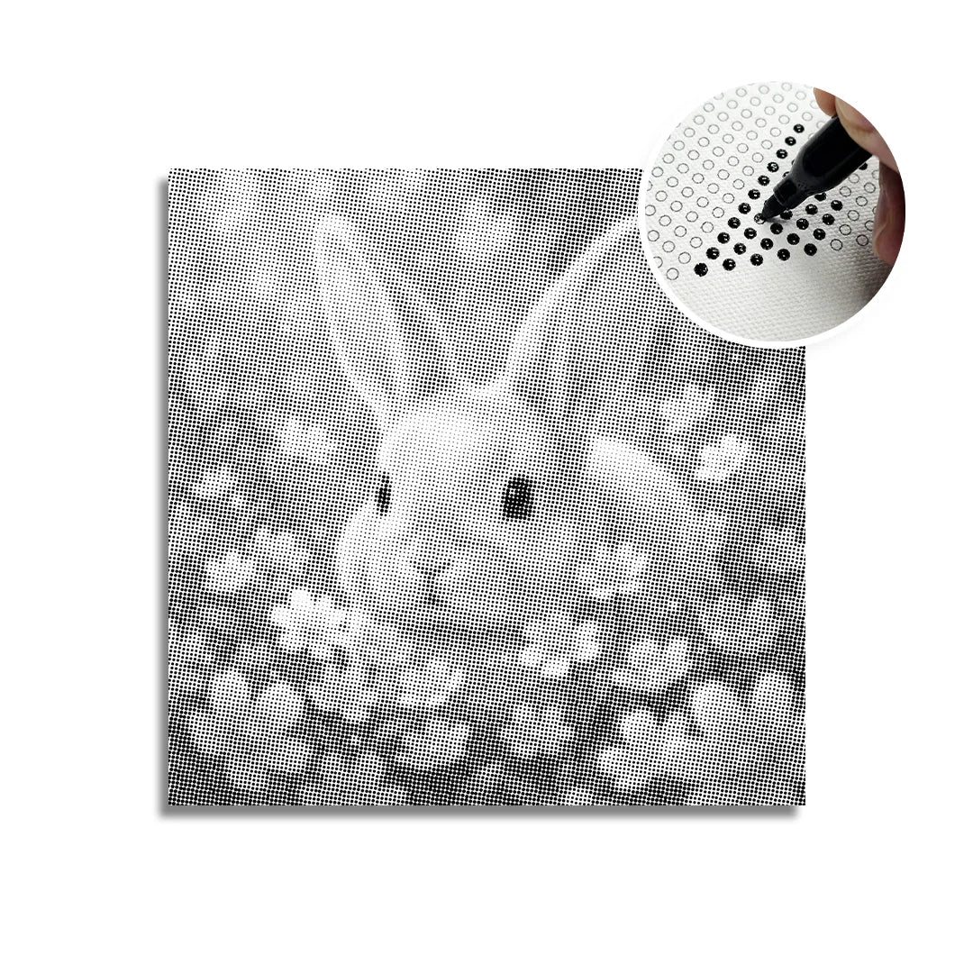 Rabbit Dot Painting