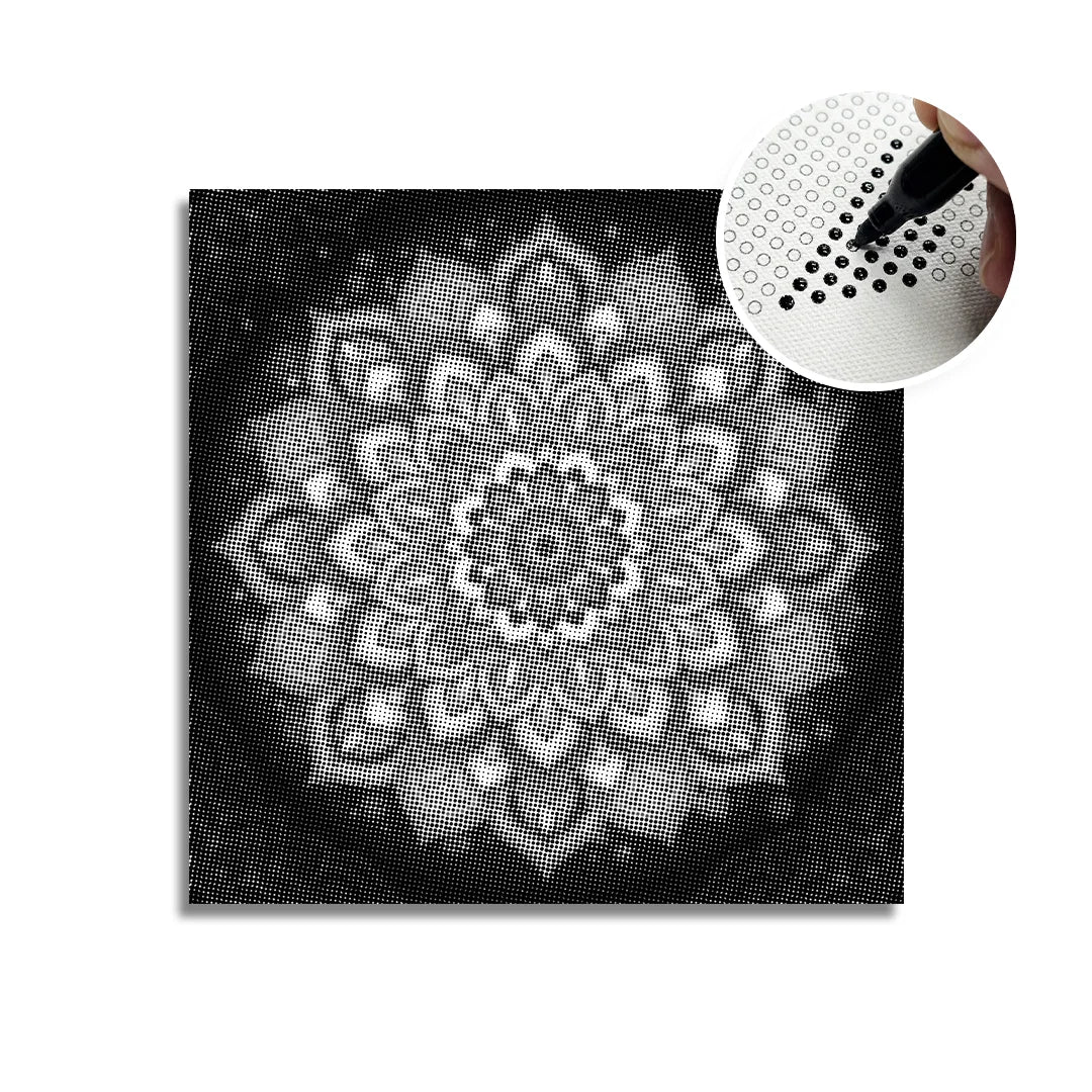 Mandala 3 Dot Painting