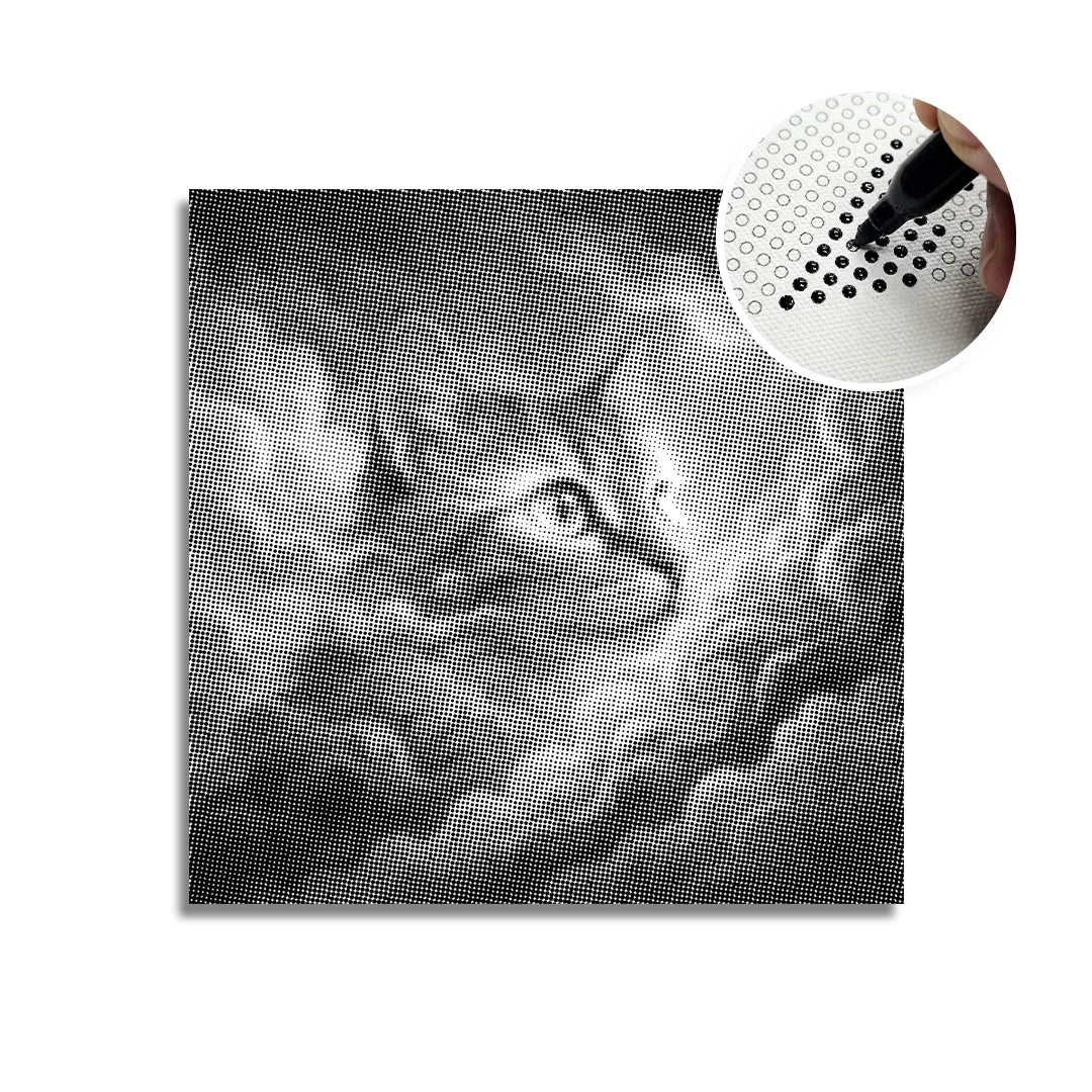 Cloudcat Dot Painting