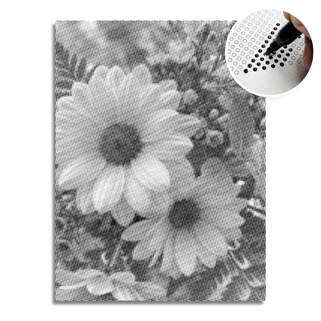 Flowers Dot Painting