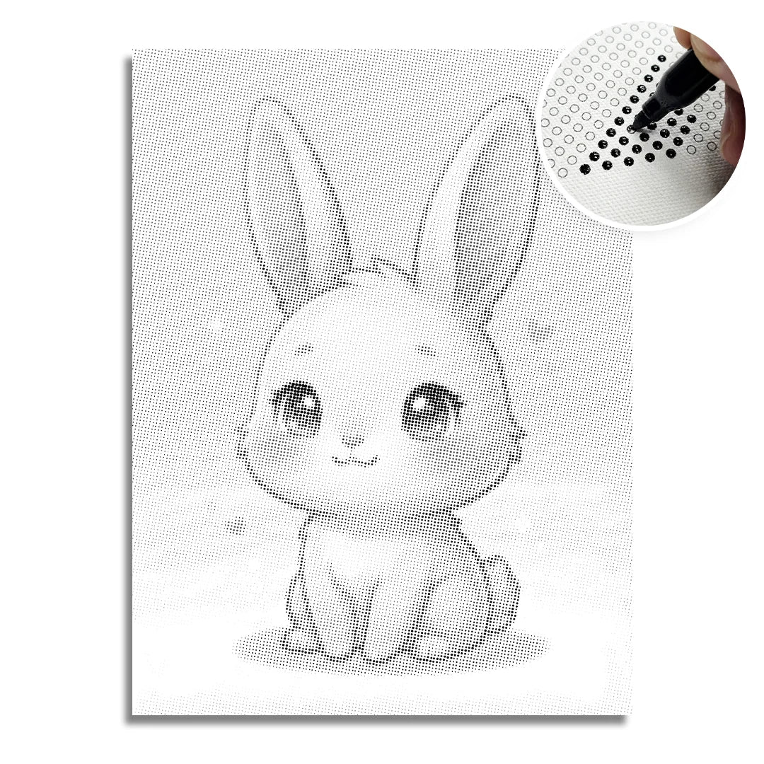 Rabbit Dot Painting