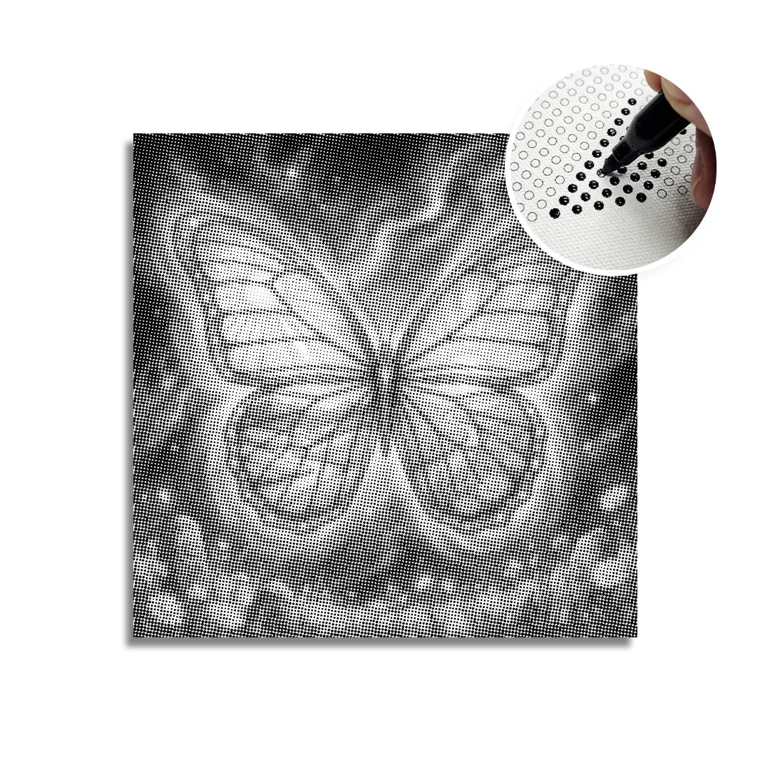 Butterfly of the 4 Seasons Dot Painting
