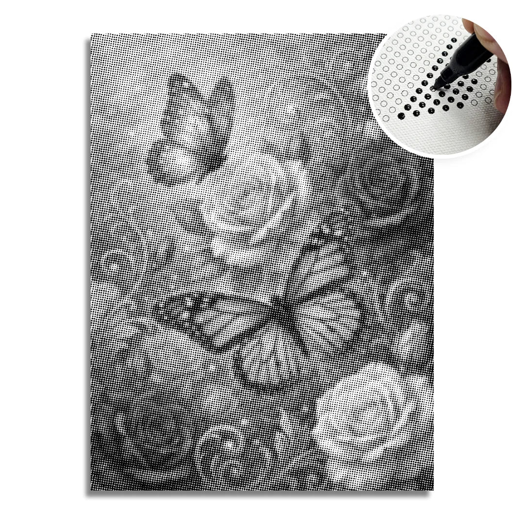 Beautiful Butterflies Dot Painting