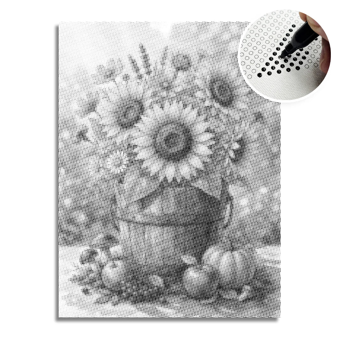 Sunflowers Dot Painting