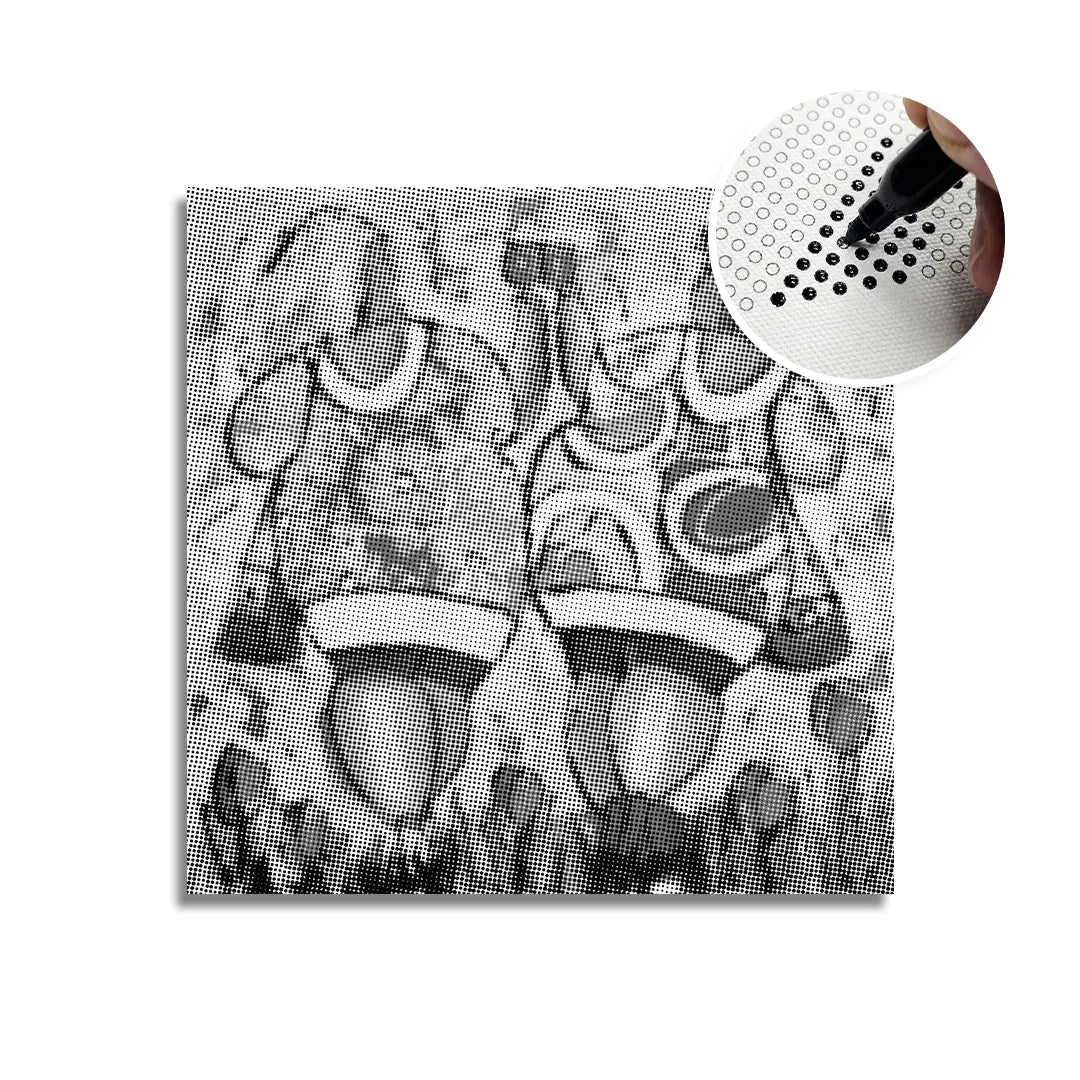 Cheerful Ladies Toast Dot Painting