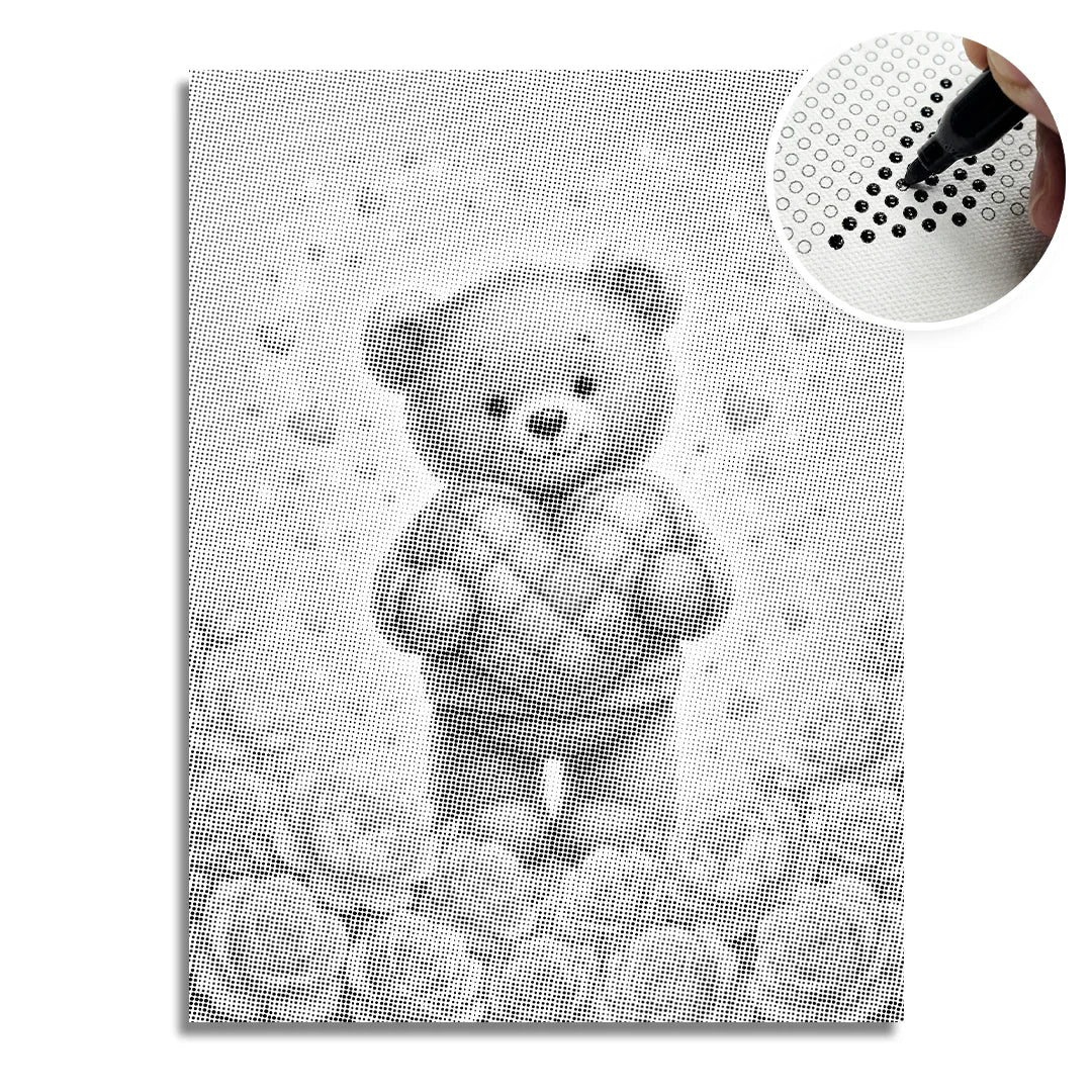 I Love You, Bear Dot Painting