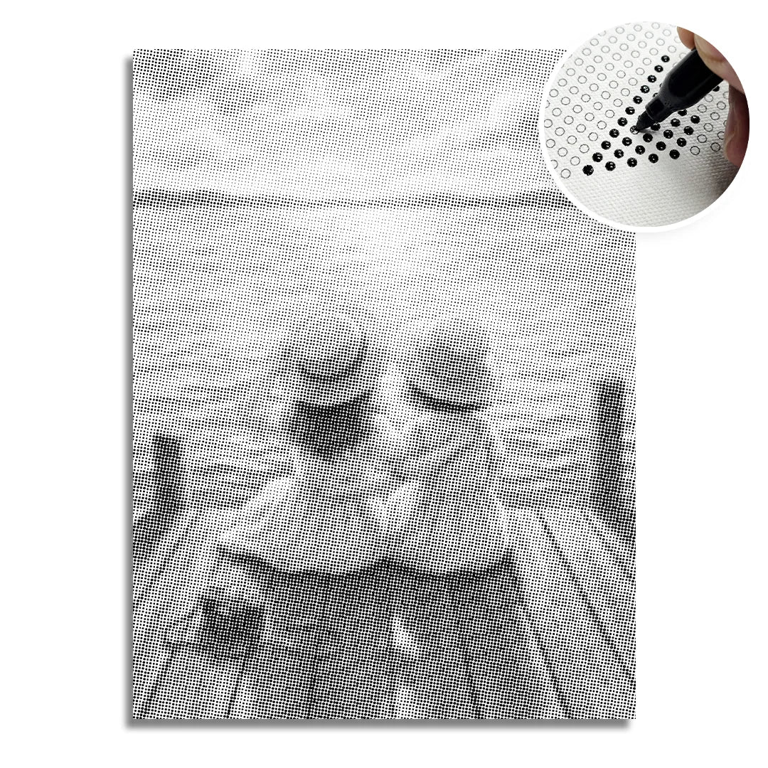 Girls at the Lake Dot Painting