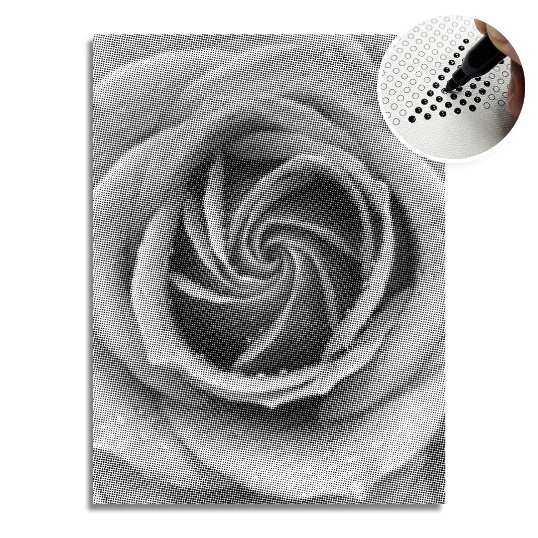 Rose Dot Painting