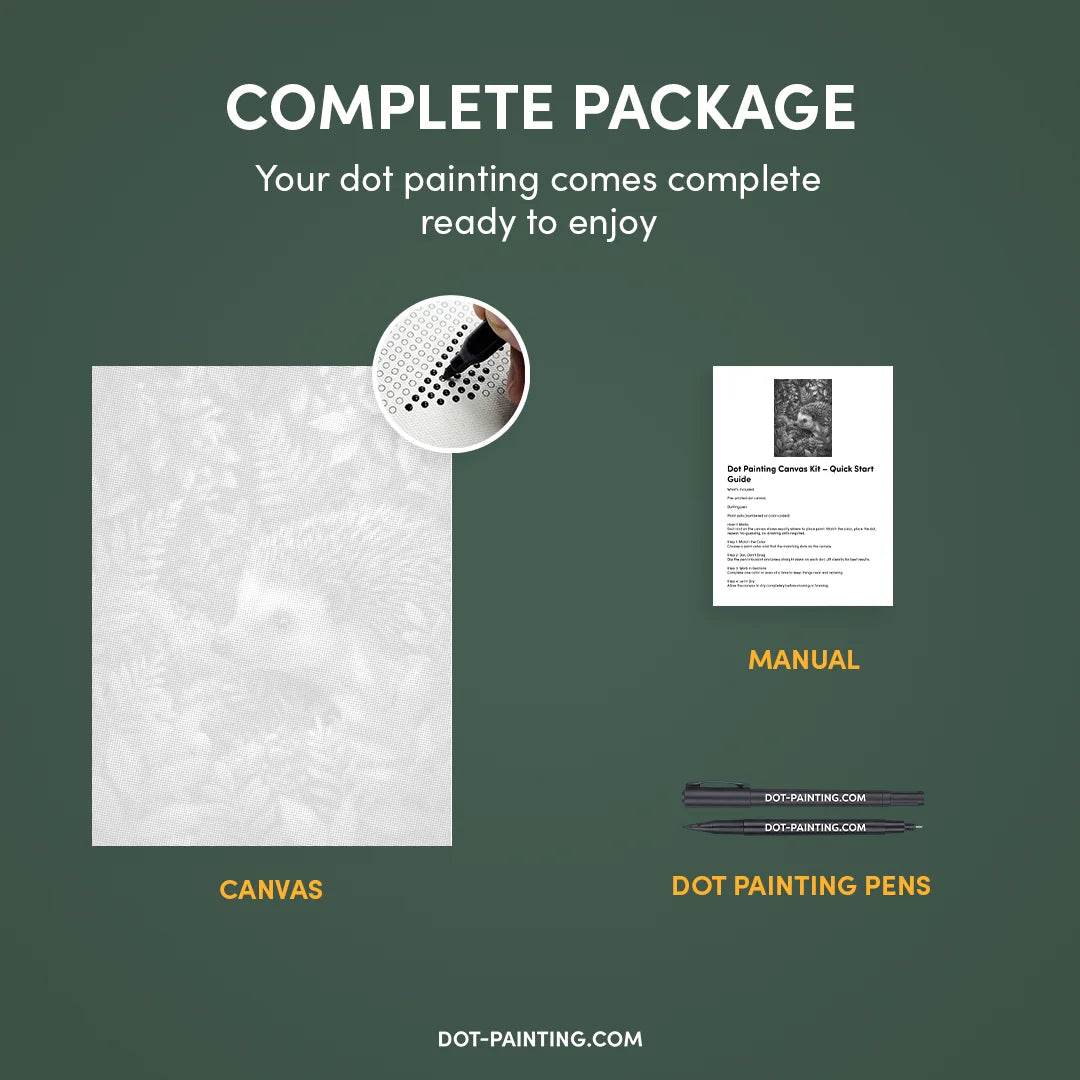 Little Hedgehog Dot Painting