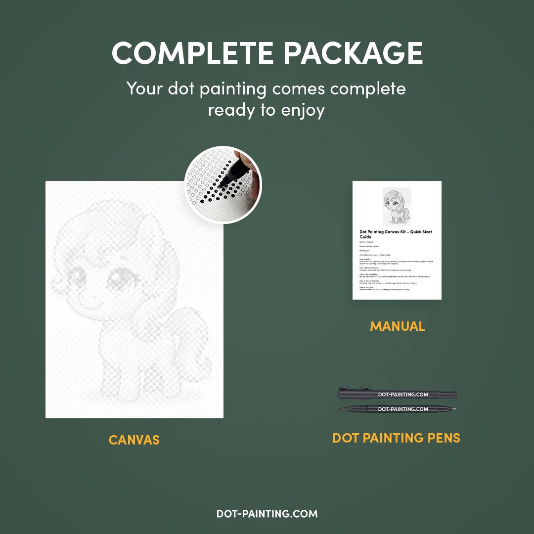 Little Pony Dot Painting