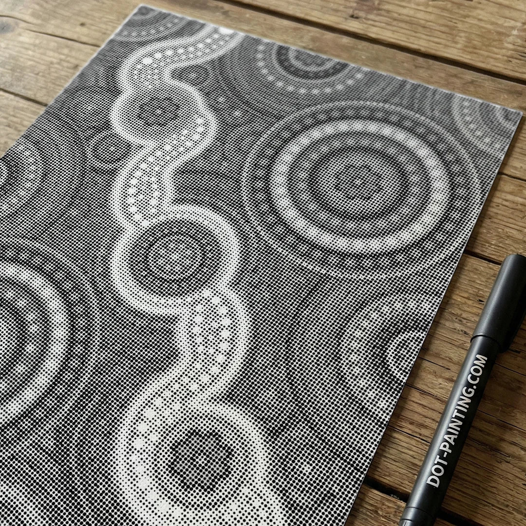 Flower Mosaic Dot Painting