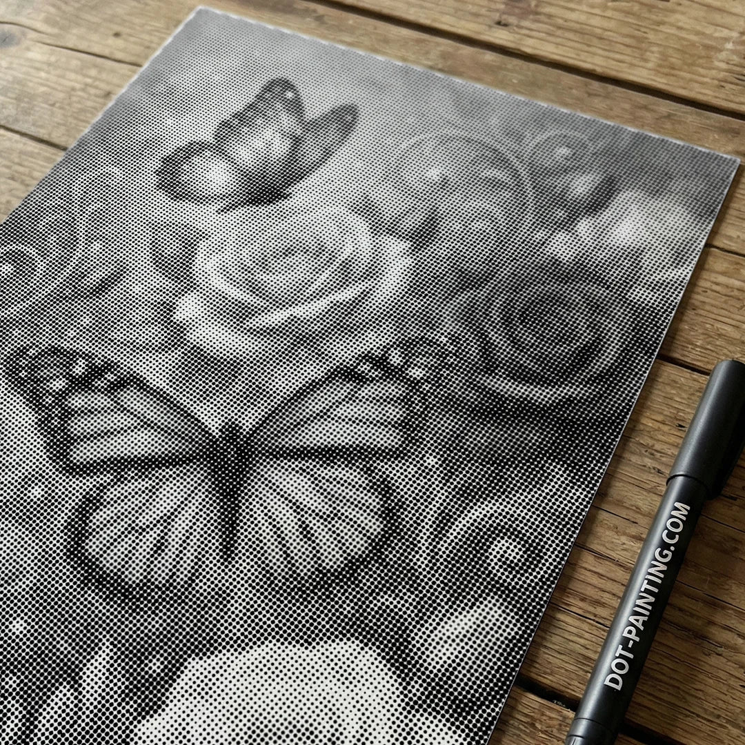 Beautiful Butterflies Dot Painting
