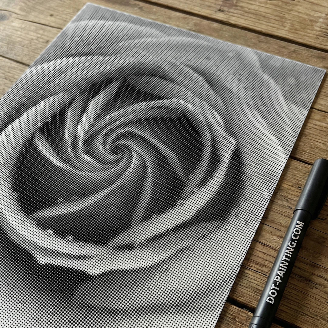 Rose Dot Painting