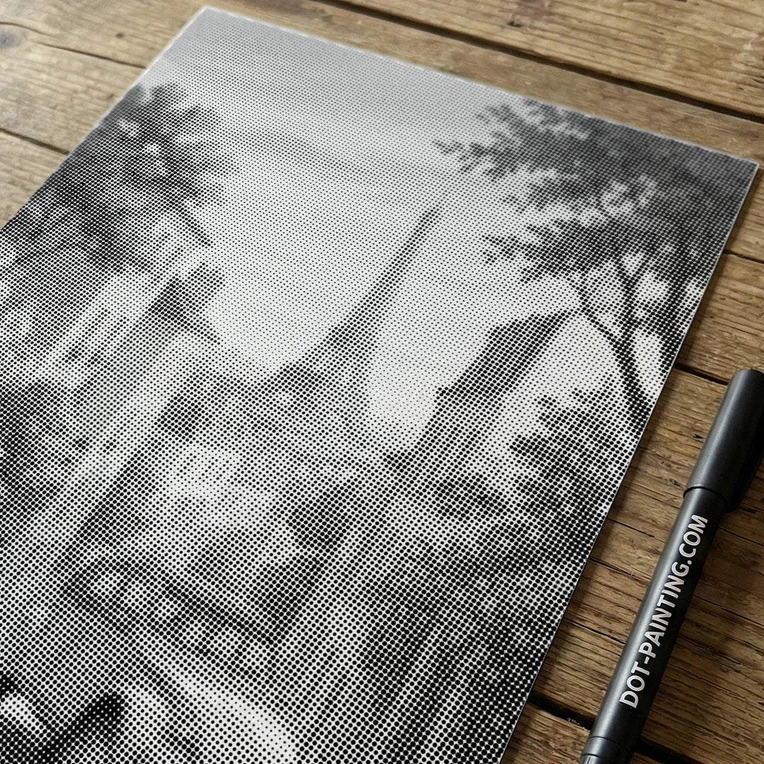 Old Beetle in Paris Dot Painting