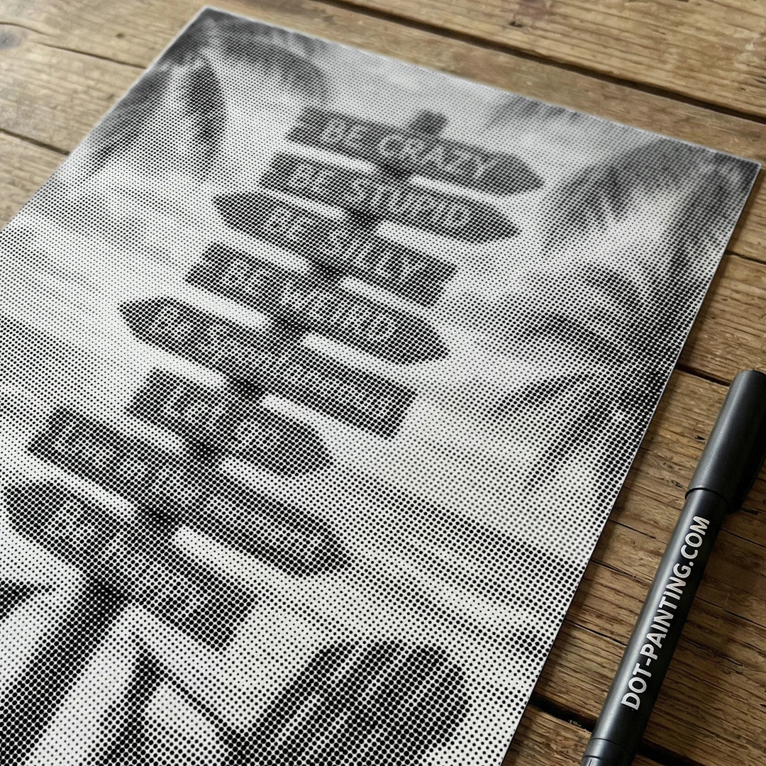 Beach Signs Dot Painting