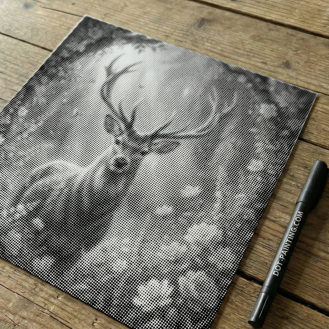 Majestic Deer Dot Painting